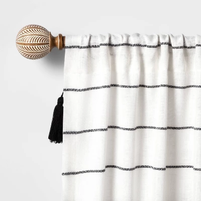 Carved Light Woodtone Ball Curtain Rod Natural - Opalhouse™ Carved Light Woodtone Ball Curtain Rod Natural - Opalhouse™ -Opalhouse Store GUEST 012338fd 6cb9 4114 95d4 bea5c6125ad0