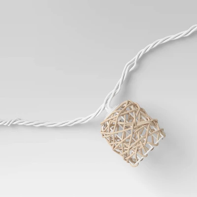 10ct Incandescent Mini Lights with Wrapped Rattan Hoods Brown - Opalhouse™ 10ct Incandescent Mini Lights With Wrapped Rattan Hoods Brown - Opalhouse™ -Opalhouse Store GUEST 1611eebf 7bfb 46d6 95fc 5806cce0b33e