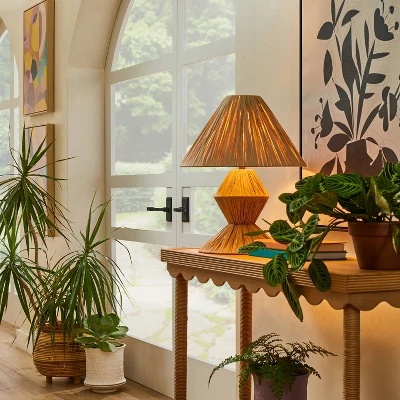 Faux Raffia Table Lamp Brown (Includes LED Light Bulb) - Opalhouse™ designed with Jungalow™ Faux Raffia Table Lamp Brown (Includes LED Light Bulb) - Opalhouse™ Designed With Jungalow™ -Opalhouse Store GUEST 1d941111 d27a 410e 8fcf a997535d576d