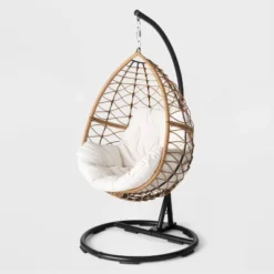 Britanna Patio Hanging Egg Chair - Natural - Opalhouse™ -Opalhouse Store GUEST 27f4a642 19da 4202 9317 b38e538d437f