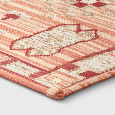 7'x10' Tapestry Rectangular Woven Outdoor Area Rug Red/Pink - Opalhouse™ 7'x10' Tapestry Rectangular Woven Outdoor Area Rug Red/Pink - Opalhouse™ -Opalhouse Store GUEST 31057f82 e197 406a bdd0 f839d1cf693f 1