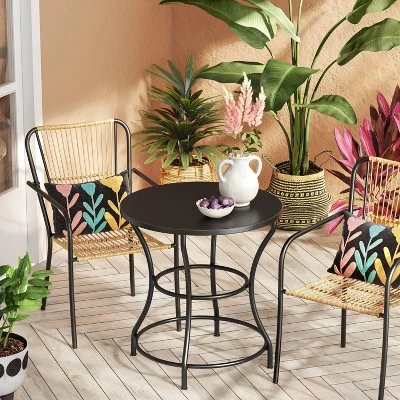 Nolina 27.5" Round Bistro Patio Dining Table, Outdoor Furniture - Opalhouse™ designed with Jungalow™ Nolina 27.5" Round Bistro Patio Dining Table, Outdoor Furniture - Opalhouse™ Designed With Jungalow™ -Opalhouse Store GUEST 3363aca5 e699 4998 bc21 d67f9efa61c4