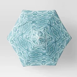 7.5'x7.5' Decorative Trim Scalloped Outdoor Market Umbrella Blue - Opalhouse™ Designed With Jungalow™ 4 7.5'x7.5' Decorative Trim Scalloped Outdoor Market Umbrella Blue - Opalhouse™ Designed With Jungalow™ -Opalhouse Store GUEST 3480178a 70b9 4096 bef0 b5fe8b7a355b