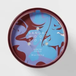 28oz Glass Sandalwood Rose Candle Burgundy - Opalhouse™ 4 28oz Glass Sandalwood Rose Candle Burgundy - Opalhouse™ -Opalhouse Store GUEST 44dfd8e3 508e 4243 a6bb 4bb1c2bed4a3