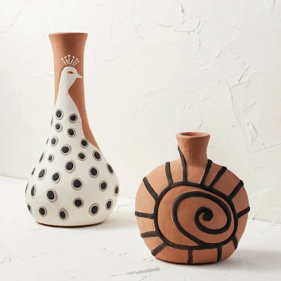Spiral Shell Terracotta Vase Brown - Opalhouse™ designed with Jungalow™ Spiral Shell Terracotta Vase Brown - Opalhouse™ Designed With Jungalow™ -Opalhouse Store GUEST 5c2b58ed 0b3f 454c 91fa 9f37f0275e13