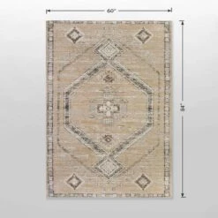 5'x7' Sunset Moroccan Tapestry Rectangular Woven Outdoor Area Rug Light Brown - Opalhouse™ -Opalhouse Store GUEST 600501e1 0d8a 42f2 9afb 1f6245befe8b