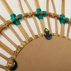 30" Dia Rattan Mirror With Cotton Cord - Opalhouse™ Designed With Jungalow™ -Opalhouse Store GUEST 609e683e 9806 4ac4 8a85 94ad2e7f6e22