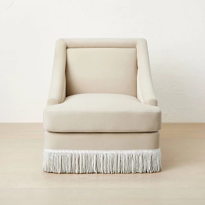 Alberhill Velvet Accent Chair with Fringe - Opalhouse™ designed with Jungalow™ Alberhill Velvet Accent Chair With Fringe - Opalhouse™ Designed With Jungalow™ -Opalhouse Store GUEST 6e15116a cec0 488c a9fe c83cba42ab55