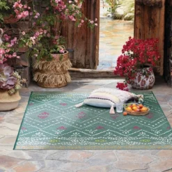 5' X 7' Outdoor Rug Global Aqua - Opalhouse™ -Opalhouse Store GUEST 936c44a1 952b 47a4 8745 a9387e952bdc