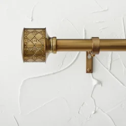Pierced Drum Curtain Rod Brass - Opalhouse™ Designed With Jungalow™ 4 Pierced Drum Curtain Rod Brass - Opalhouse™ Designed With Jungalow™ -Opalhouse Store GUEST 99799094 1591 4a14 8c22 897f62e39ab5