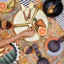 5pc Stainless Steel Silverware Set Black/Gold - Opalhouse™ Designed With Jungalow™ 4 5pc Stainless Steel Silverware Set Black/Gold - Opalhouse™ Designed With Jungalow™ -Opalhouse Store GUEST 9c600b8c 28d5 45e2 a4c3 ad1088a92ce8