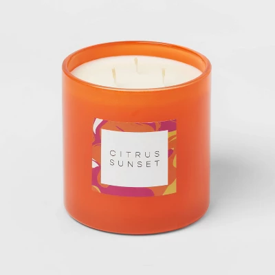 28oz Glass Citrus Sunset Candle Orange - Opalhouse™ 28oz Glass Citrus Sunset Candle Orange - Opalhouse™ -Opalhouse Store GUEST a36951ce 846e 4bbc a459 9c6535d06d46