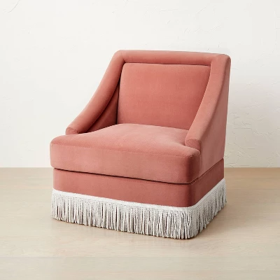 Alberhill Velvet Accent Chair with Fringe - Opalhouse™ designed with Jungalow™ Alberhill Velvet Accent Chair With Fringe - Opalhouse™ Designed With Jungalow™ -Opalhouse Store GUEST a709b307 4458 4ecc 9b30 83a9319c5ed7