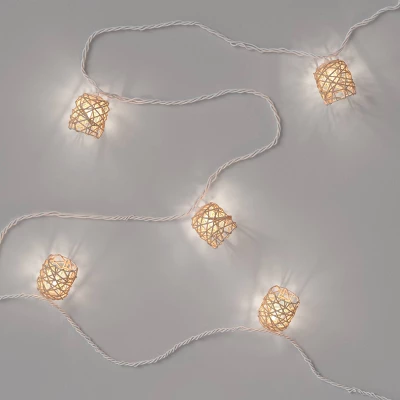 10ct Incandescent Mini Lights with Wrapped Rattan Hoods Brown - Opalhouse™ 10ct Incandescent Mini Lights With Wrapped Rattan Hoods Brown - Opalhouse™ -Opalhouse Store GUEST a73b4a3f be91 4631 ae36 7b09da579c68