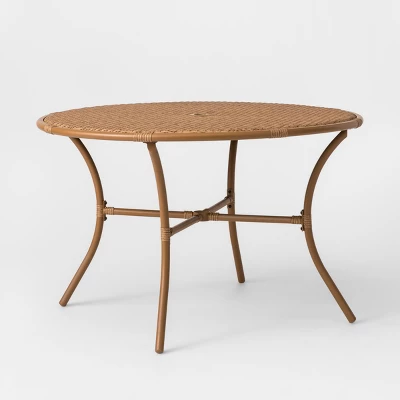 Britanna 4 Person Round Patio Dining Table Brown - Opalhouse™ Britanna 4 Person Round Patio Dining Table Brown - Opalhouse™ -Opalhouse Store GUEST aec904da fbbb 4980 a023 b36d1617d0c2