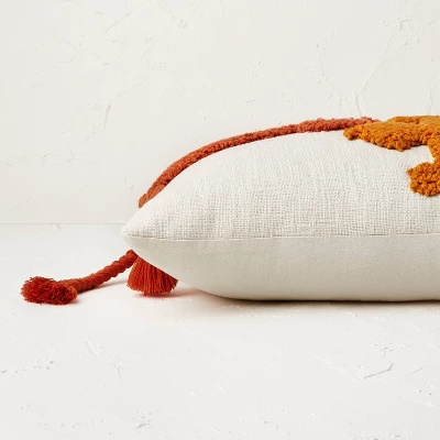 Two Lizard Punch Needle Lumbar Throw Pillow - Opalhouse™ designed with Jungalow™ Two Lizard Punch Needle Lumbar Throw Pillow - Opalhouse™ Designed With Jungalow™ -Opalhouse Store GUEST cfef4748 7f92 4c1c b8c0 6c947bfce8c4