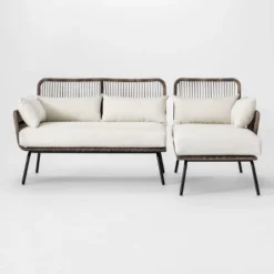 Latigo Patio Sectional Gray/Brown/Linen - Opalhouse™ -Opalhouse Store GUEST d4b1765d 3cc1 40d8 be28 d2caf30cb830