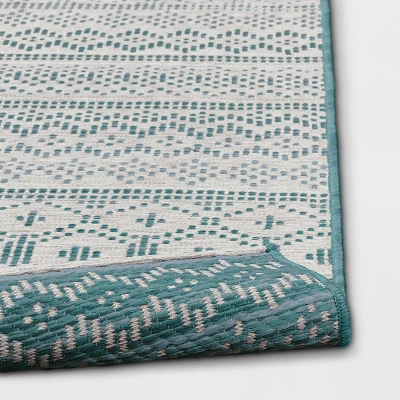 5' x 7' Tapestry Woven Outdoor Rug Aqua - Opalhouse™ 5' X 7' Tapestry Woven Outdoor Rug Aqua - Opalhouse™ -Opalhouse Store GUEST d89b2b6c 34c5 4db7 b760 30af76ec6a4a