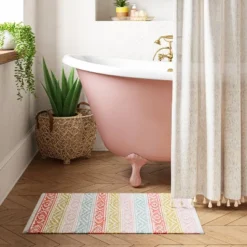 Banded Striped Bath Rug - Opalhouse™ 3 Banded Striped Bath Rug - Opalhouse™ -Opalhouse Store GUEST d97dcca7 4f82 46b3 bc82 7b092ed38d3d