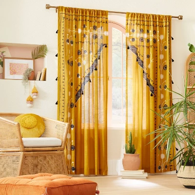 Pierced Drum Curtain Rod Brass - Opalhouse™ designed with Jungalow™ Pierced Drum Curtain Rod Brass - Opalhouse™ Designed With Jungalow™ -Opalhouse Store GUEST e385433a 83d3 41b0 a379 1def804942cc