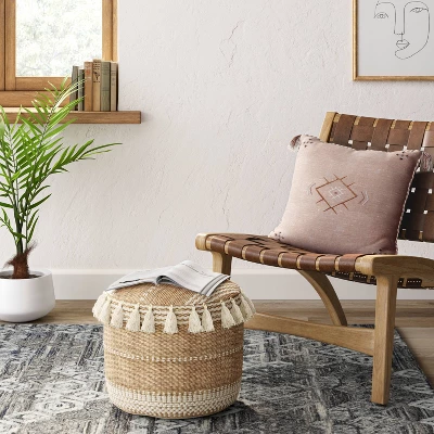 Gemma Pouf Jute Striped/Tassels Natural - Opalhouse™ Gemma Pouf Jute Striped/Tassels Natural - Opalhouse™ -Opalhouse Store GUEST eb8f82aa 544b 45f2 9a7b 927567c52004