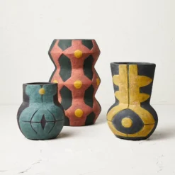 Medium Geo Pattern Vase Yellow - Opalhouse™ Designed With Jungalow™ 4 Medium Geo Pattern Vase Yellow - Opalhouse™ Designed With Jungalow™ -Opalhouse Store GUEST ffdfb76e 4af7 4a2f bf54 eb82c22ddd07 1